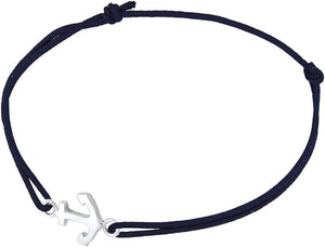 Reise Armband Nylon mit Anker Anhänger  ✈ Reiseschmuck von Elli