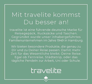 Roll-Top Reise Laptop Rucksack von travelite - Für Herren, Damen bis 15,6" Geräte