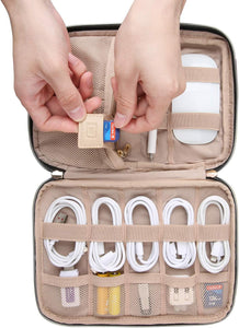 Weiche Elektronik Kabel Organizer Tasche von BAGSMART - Kleine Kapazität, wasserabweisend, ideal auf Reisen