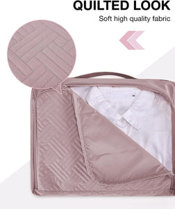 BAGSMART Koffer Organizer Set, Packtaschen Packwürfel für Reisen 6-teilig Rosa