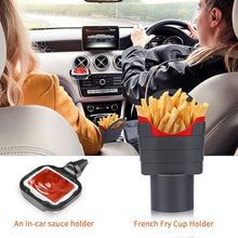 Auto Gadget Pommes Halter - Dip- und Saucenhalter Halter für das Auto Set