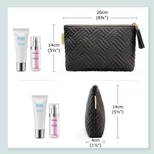 BAGSMART 2x Reise Kosmetiktasche Organizer - Mini-Reisetaschen für Make-up-Pinsel, Lippenstift...