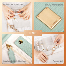 Premium Reise Schmucktasche - Schmuck Organizer von LENUE - Grau