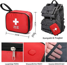 Erste Hilfe Set Reise - Mini Reiseapotheke 90 Teilig - Notfalltasche für Reisen von HONYAO