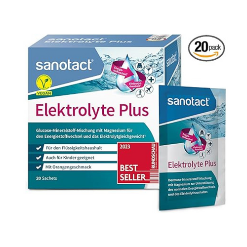 Elektrolyte Plus Elektrolyt Pulver für Flüssigkeitshaushalt Kalium Magnesium von sanotact