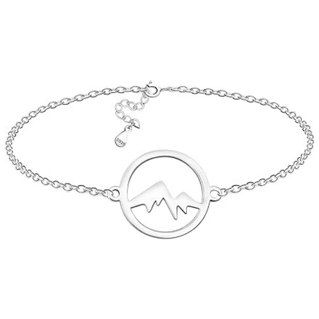 Reise Armband mit Berg Anhänger  ✈ Reiseschmuck von Sofia Milani