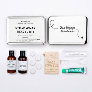 Men´s Society Stow Away Travel Kit - HERREN PFLEGESET FÜR FLUGREISEN