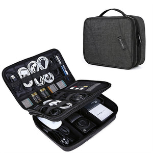 BAGSMART Universal Elektronik Organizer Tasche - Zweilagig - Wasserabweisend